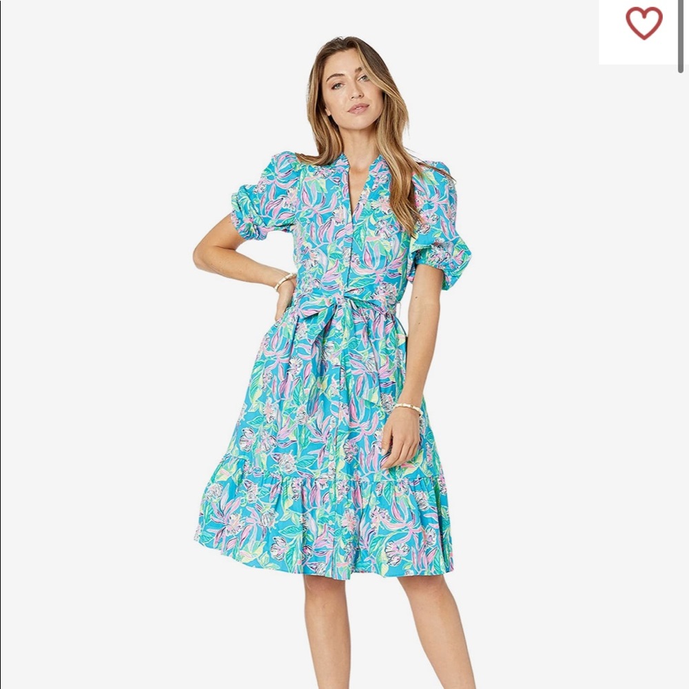 Lilly Pulitzer Shona knee length stretch midi dress bnwt
